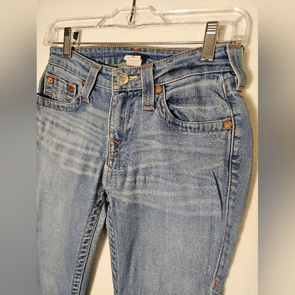 True Religion Skinny Jeans with Orange Stitching Women's Size 26 - Picture 12 of 12